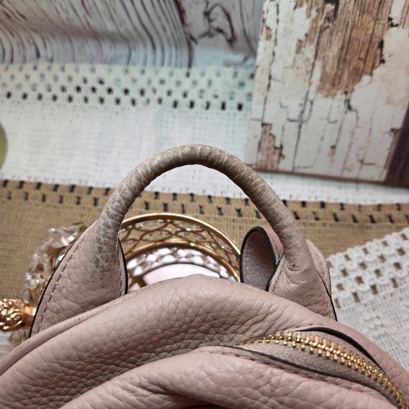 Michael Kors Pink Studded Women's Backpack - Picture 8 of 14